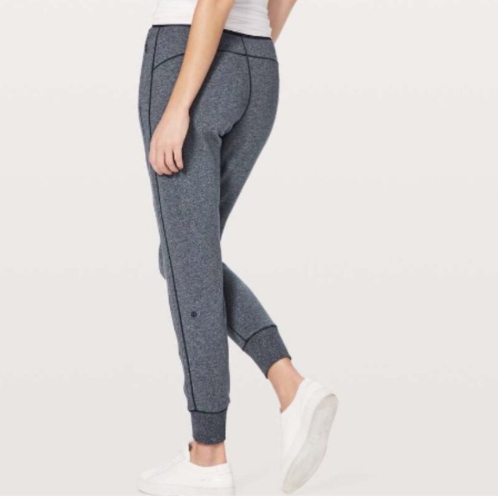 Lululemon Cool & Collected Jogger Heathered Speckled True Navy 6